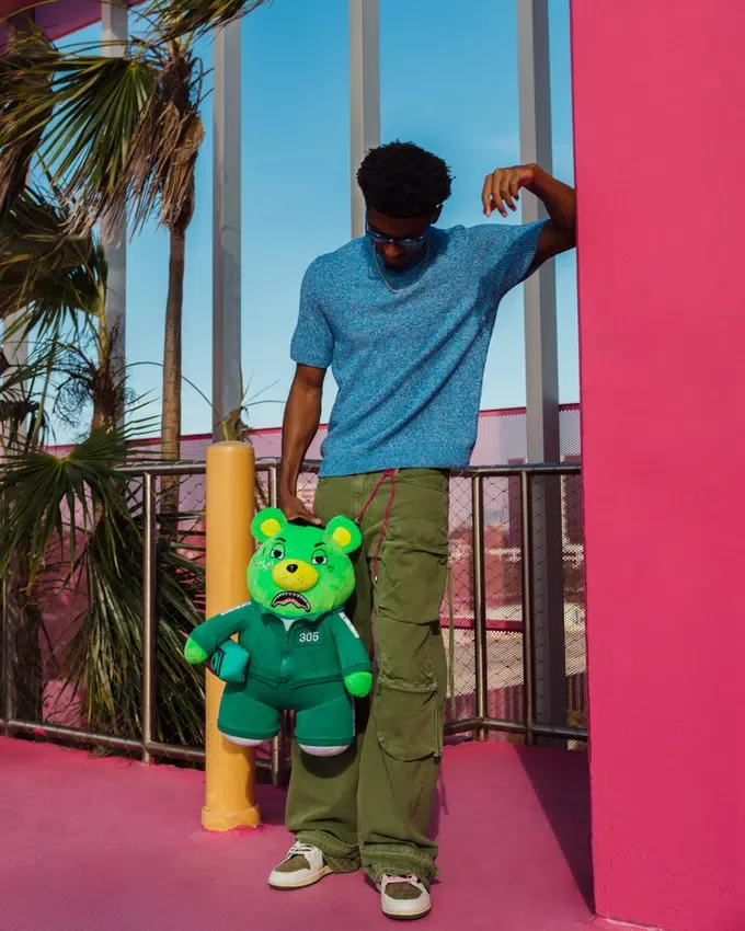 ΣΑΚΙΔΙΟ Πλάτης MONEYBEAR «SQUID GAME COLLAB CONTESTANT»