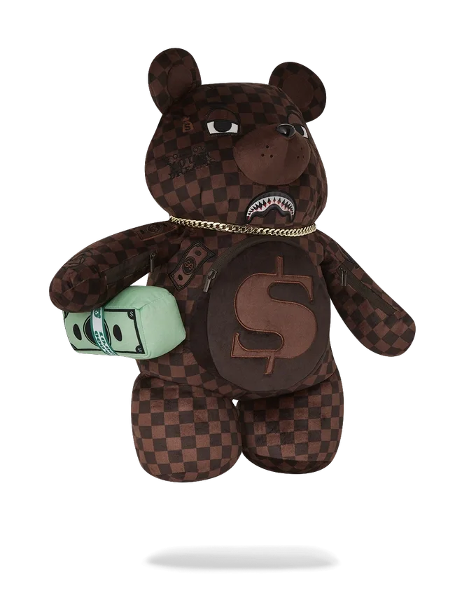 ΣΑΚΙΔΙΟ ΠΛΆΤΗΣ MONEYBEAR TEDDYBEAR ΜΕ ΛΕΝΤΙΚΟΥΛΑΡΙΚΑ ΕΦΕ