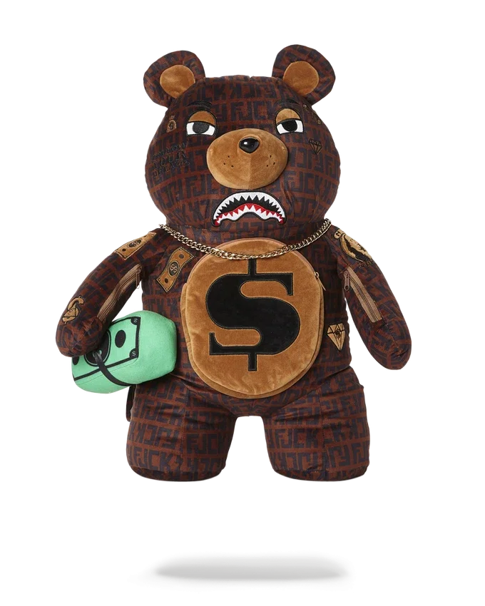 ΣΑΚΙΔΙΟ ΠΛΆΤΗΣ «OFFENDED MONEYBEAR» ΜΕ ΑΡΚΟΥΔΑ