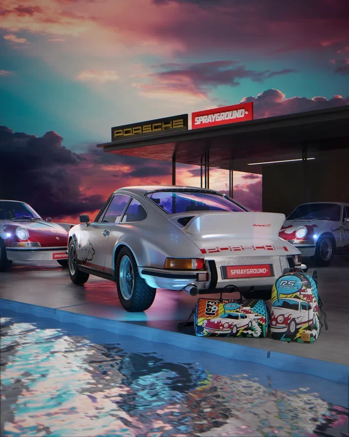 ΣΑΚΙΔΙΟ ΠΛΆΤΗΣ PORSCHE 1972 COLLAB (ΠΑΡΑΓΩΓΗ ΜΟΛΙΣ 1.191 ΤΕΜΑΧΙΩΝ)