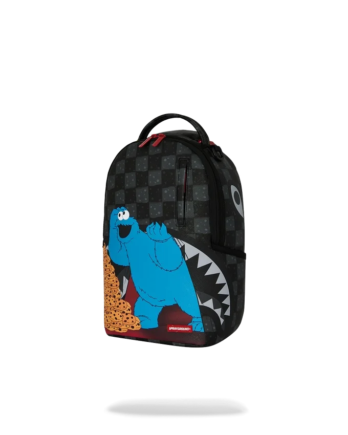 SESAME STREET COOKIE MONSTER STACK EM HIGH Μίνι Τσάντες DLX Σακίδια Πλάτης