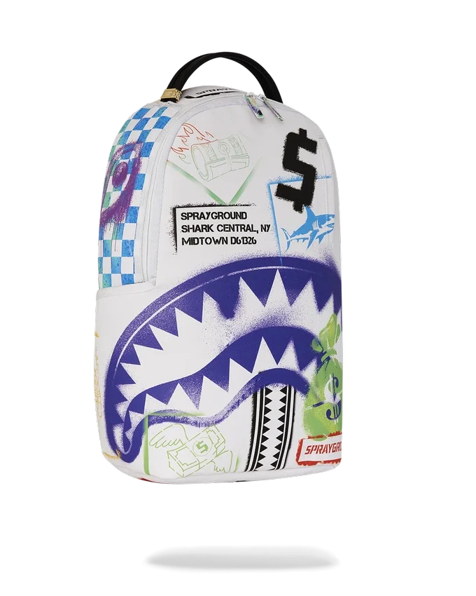 SHARK CENTRAL CUT OUT FOR GREATNESS Σακίδια Πλάτης DLXSV