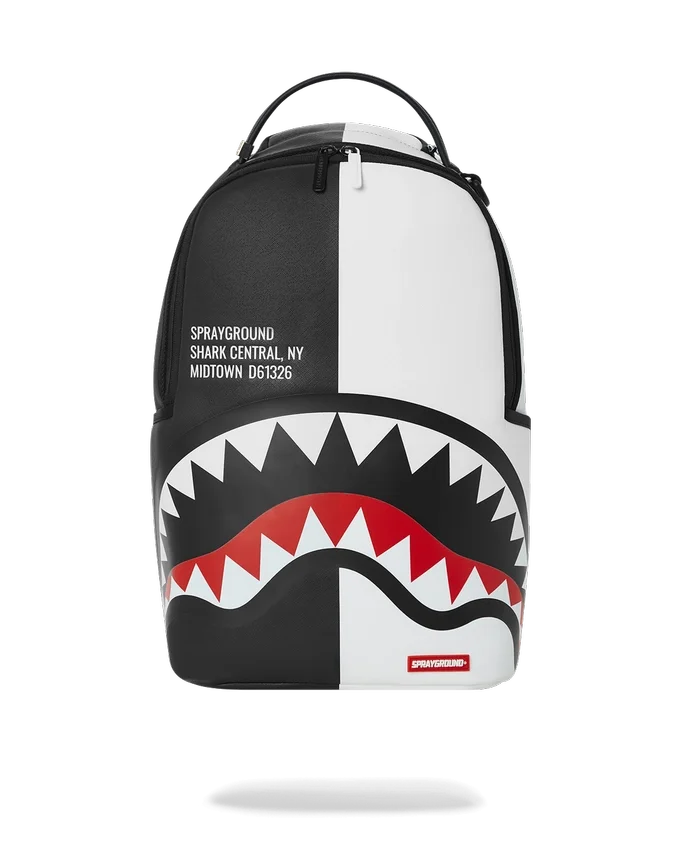 SHARK CENTRAL Split Σακίδιο Πλάτης BLK/WHT (DLXV)