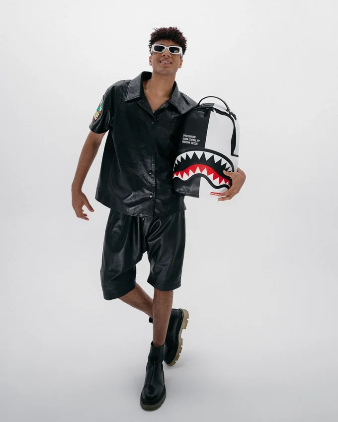 SHARK CENTRAL Split Σακίδιο Πλάτης BLK/WHT (DLXV)
