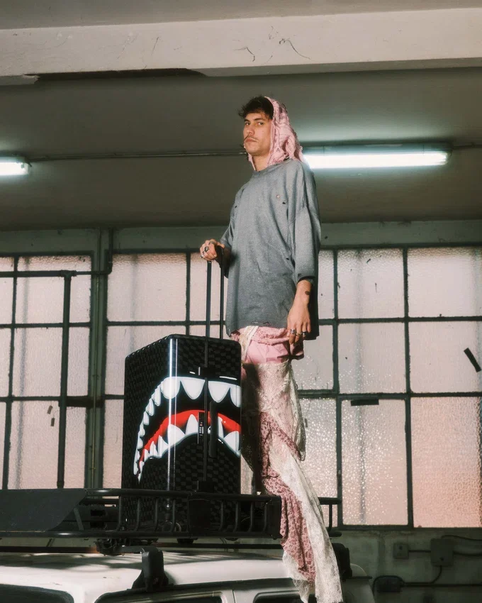 SHARKS IN PARIS HYPER PUFF Αποσκευή πλευρικού μεγέθους