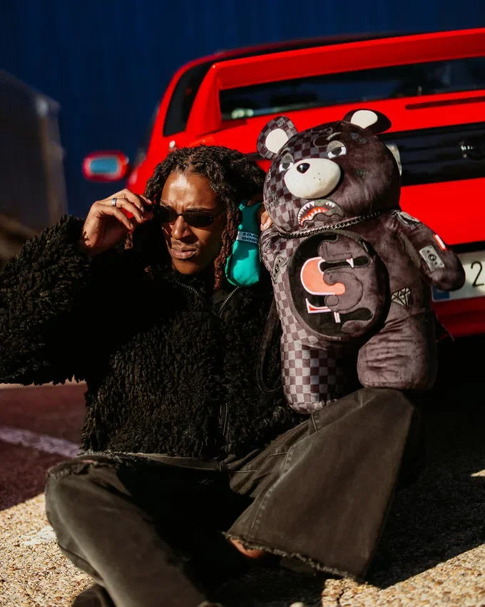 SPEED SHARK SIDE SWIPE MONEYBEAR Teddy Bear Σακίδιο Πλάτης