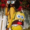 Spongebob EYE POP Σακίδια Πλάτης με Αφαίρετα Μάτια