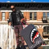 SPRAYGATTI REVV SHARKNAUTICS Αποσκευή πλευρικού μεγέθους με σκληρό κέλυφος