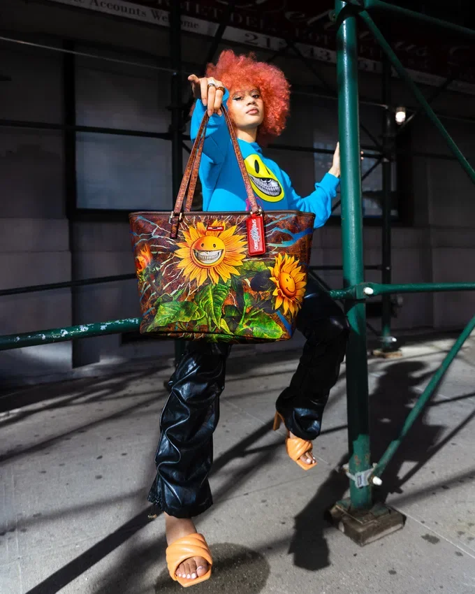 SUNFLOWER GRIN RON ENGLISH COLLAB Τσάντες Tote