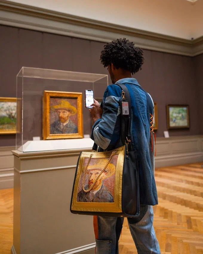 THE MET VAN GOGH FRAMED SELF-PORTRAIT Τσάντες Tote