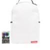 ΤΟ ΛΕΥΚΟ ΣΑΚΙΔΙΟ ΠΛΆΤΗΣ SPRAYGROUND DIY (ΒΕΓΚΑΝ ΔΕΡΜΑ & ΕΣΩΤΕΡΙΚΗ ΕΠΕΝΔΥΣΗ ΓΙΑ ΧΡΗΜΑΤΑ) & ΠΕΡΙΛΑΜΒΑΝΟΝΤΑΙ ΜΑΡΚΕΡ