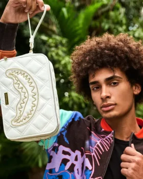ΤΣΑΝΤΑ ΝΕΣΕΣΕΡΗ RIVIERA LE BLANC GOLD CHAIN SHARK