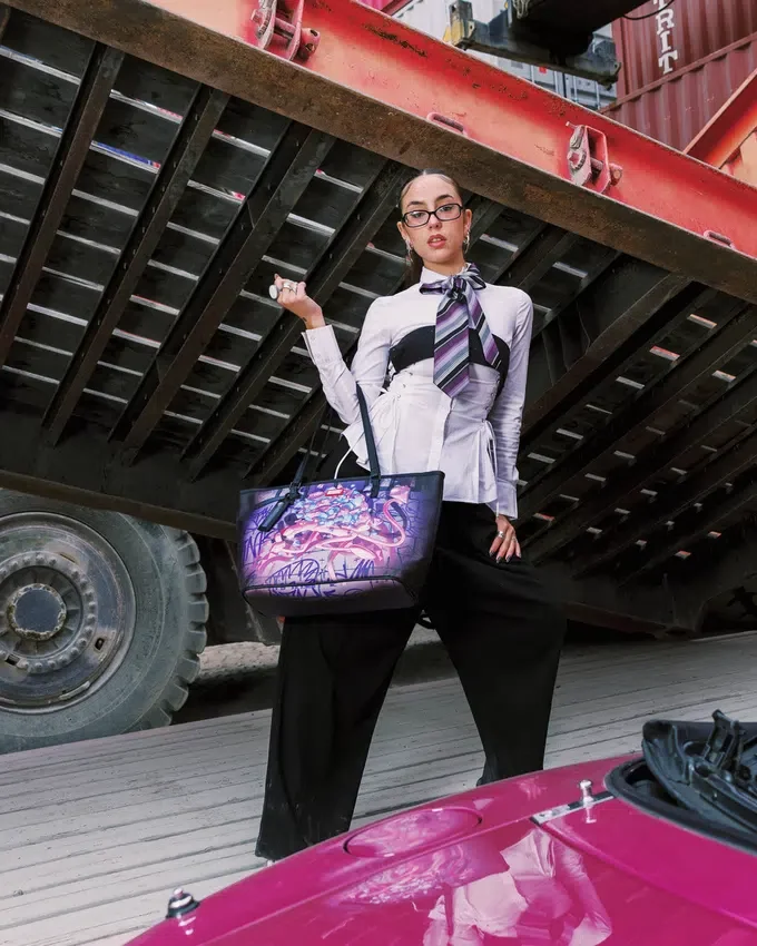 ΤΣΑΝΤΑ PINK PANTHER DIAMOND HEIST TOTE