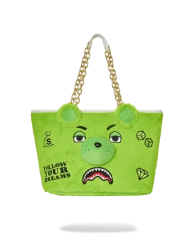 ΤΣΑΝΤΑ PLUSH MONEYBEAR Tote (ΠΡΑΣΙΝΗ)