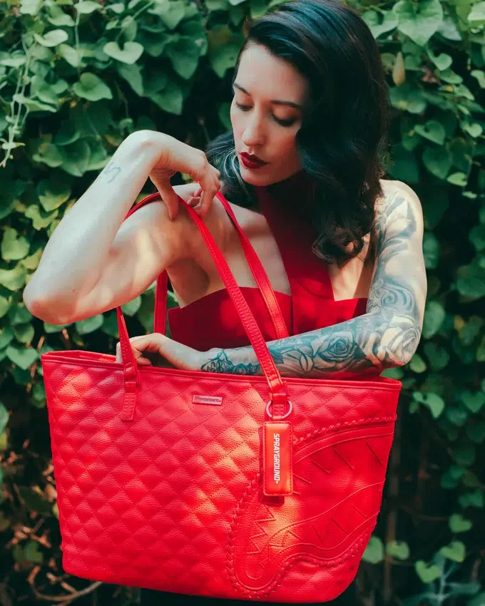 ΤΣΑΝΤΑ TOTE RED RIVIERA