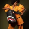 VELCRO SHARK - Σακίδια Πλάτης με 3 εναλλάξιμα σχέδια καρχαρία (DLXV)